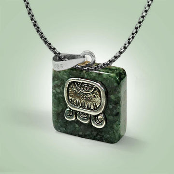 Imox Glyph Necklace - Jade Maya