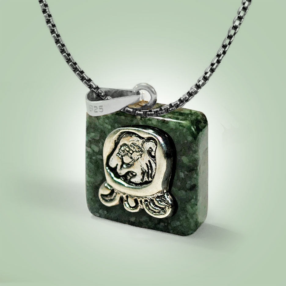 Tz'i Glyph Necklace – Jade Maya