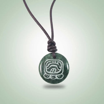 Ajmaq Leather Necklace (32mm) - Jade Maya