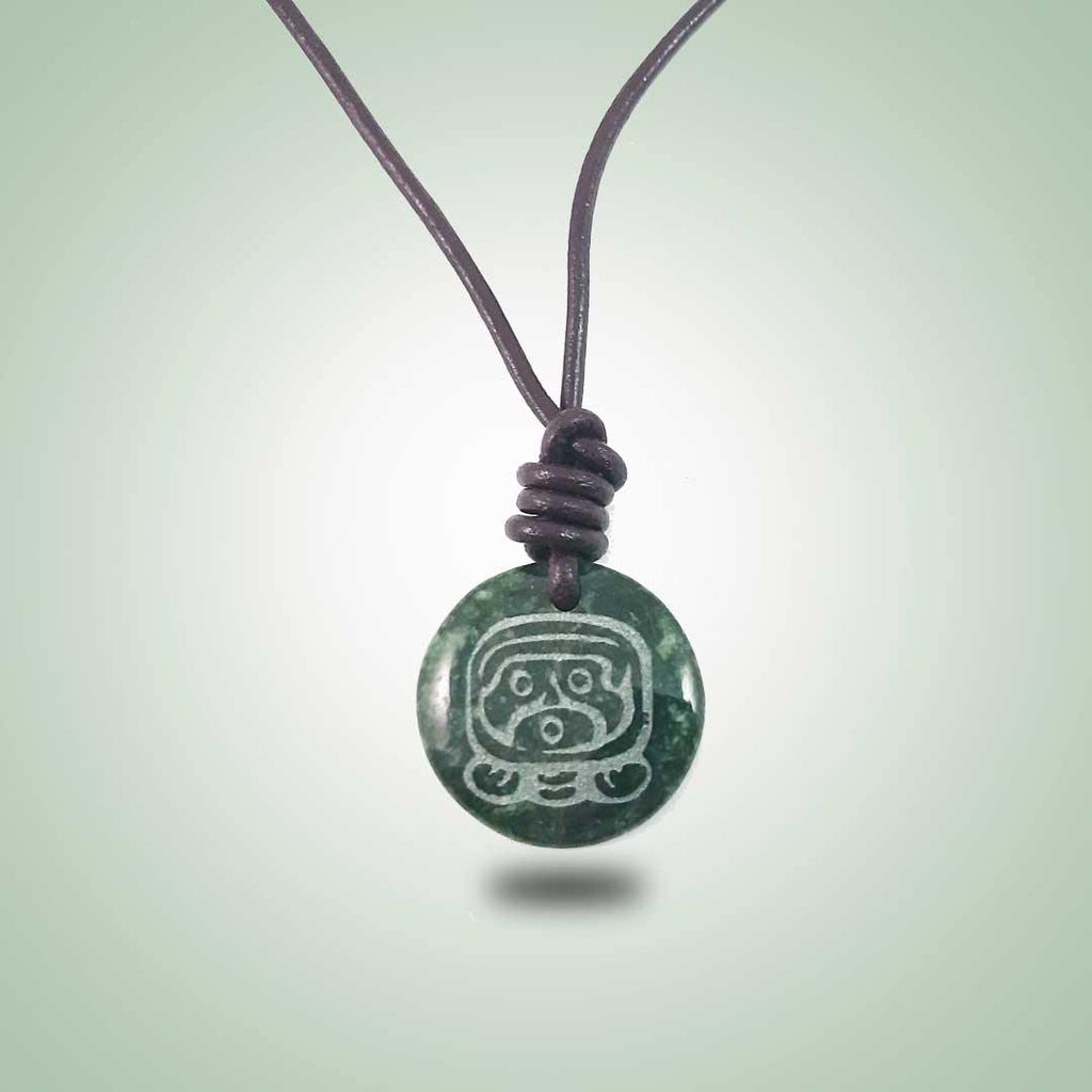 Ajpu Leather Necklace (26mm) - Jade Maya