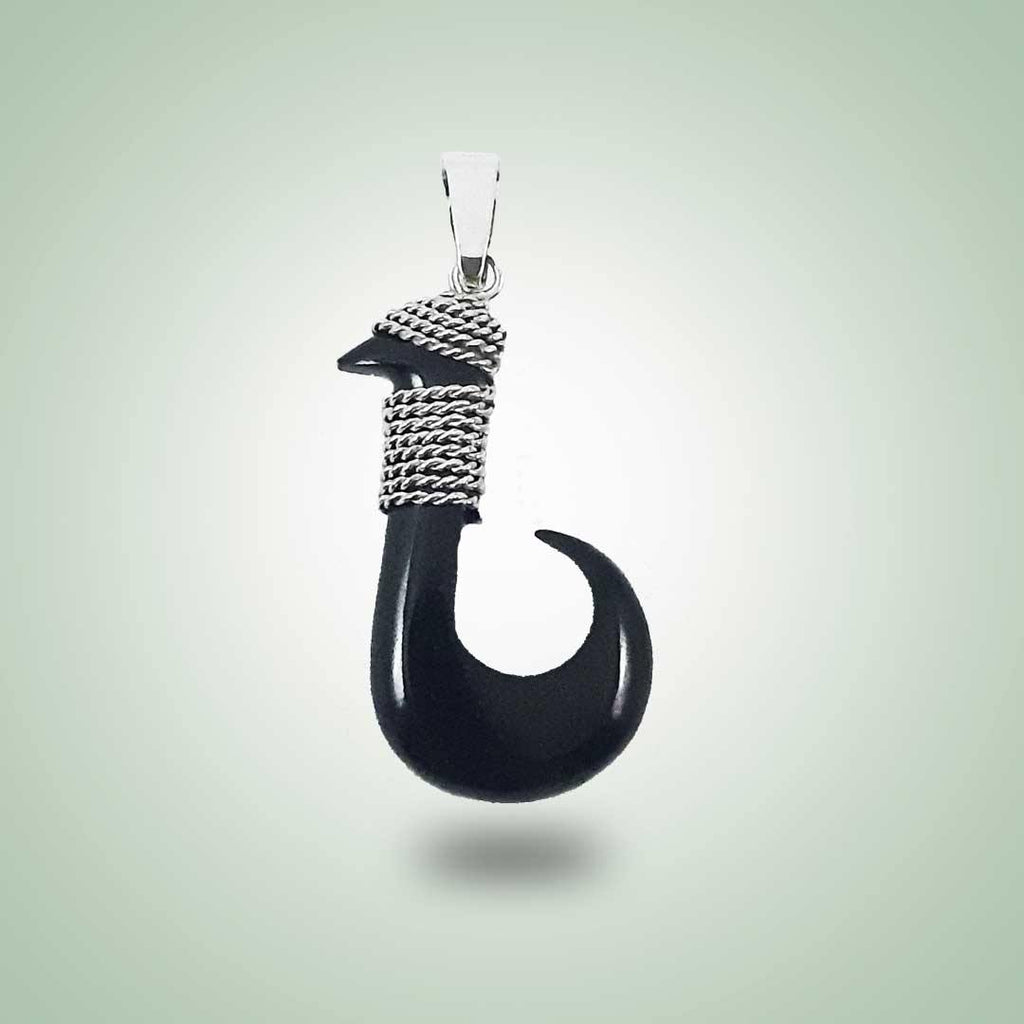 Fishing Hook Pendant - Jade Maya