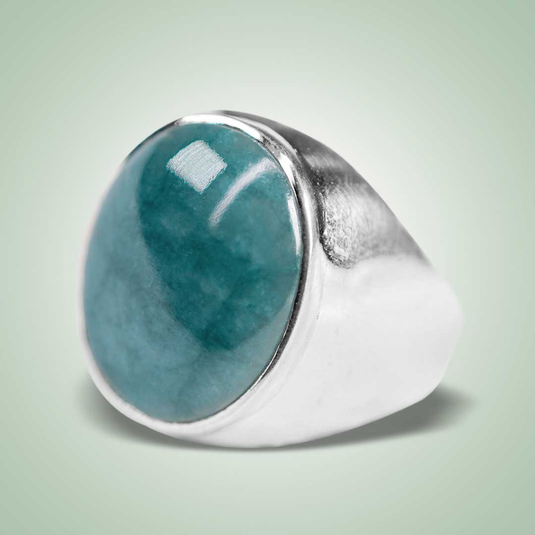 Chunky deals jade ring