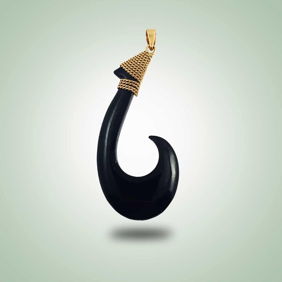 Jade Fish Hook Pendant – Jade Maya
