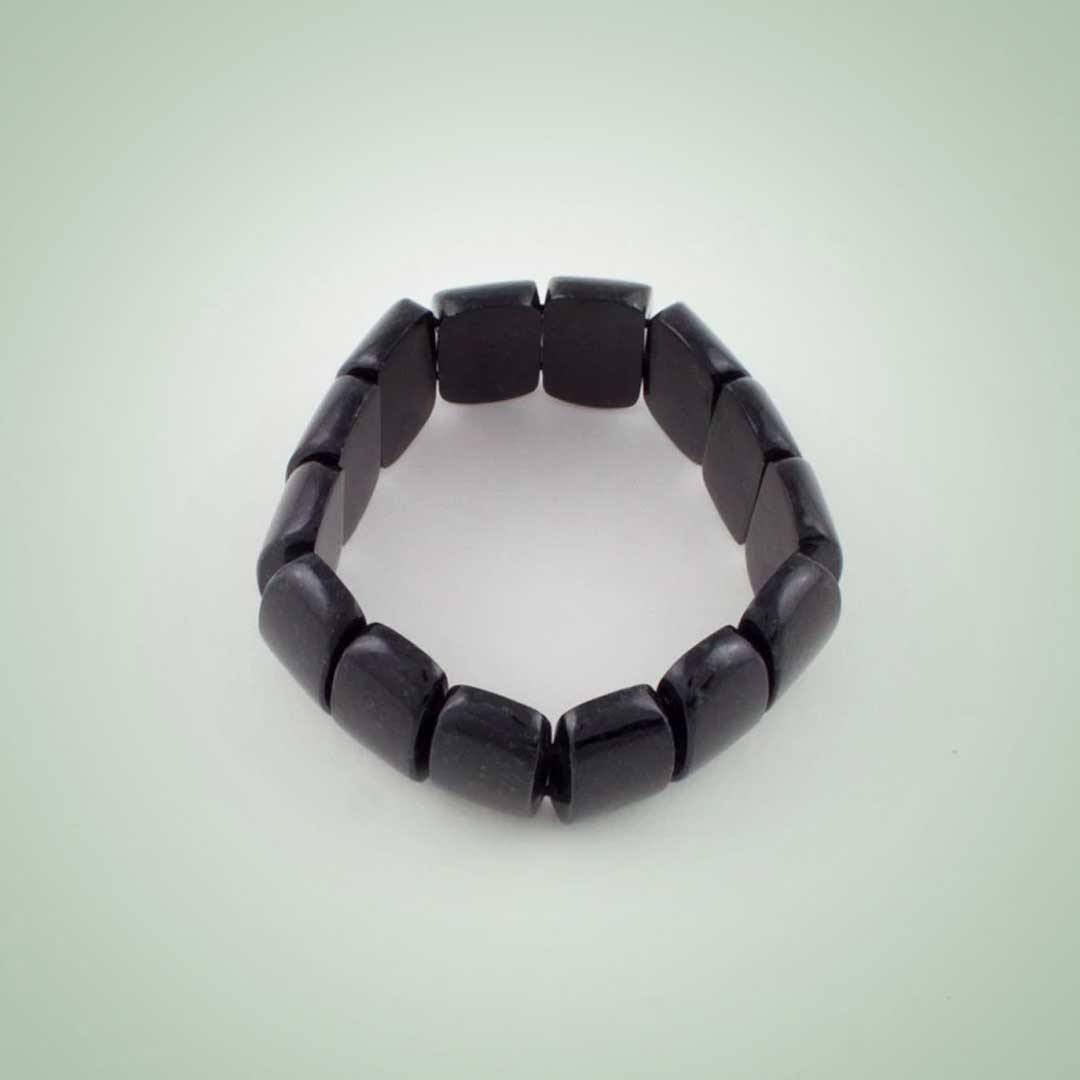 Black jade tablet Bracelet – Jade Maya