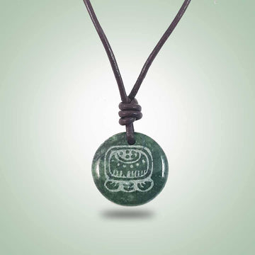 Imox Leather Necklace (32mm) - Jade Maya
