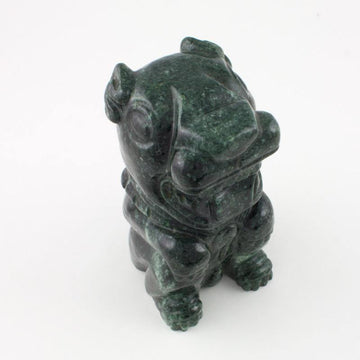 El Baúl Jaguar Statuette - Jade Maya