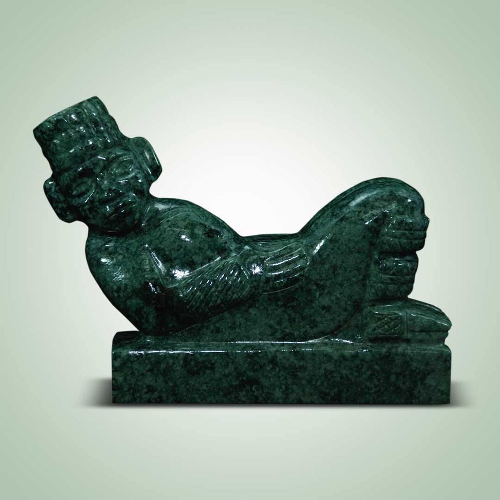 Chac Mool Figurine - Jade Maya