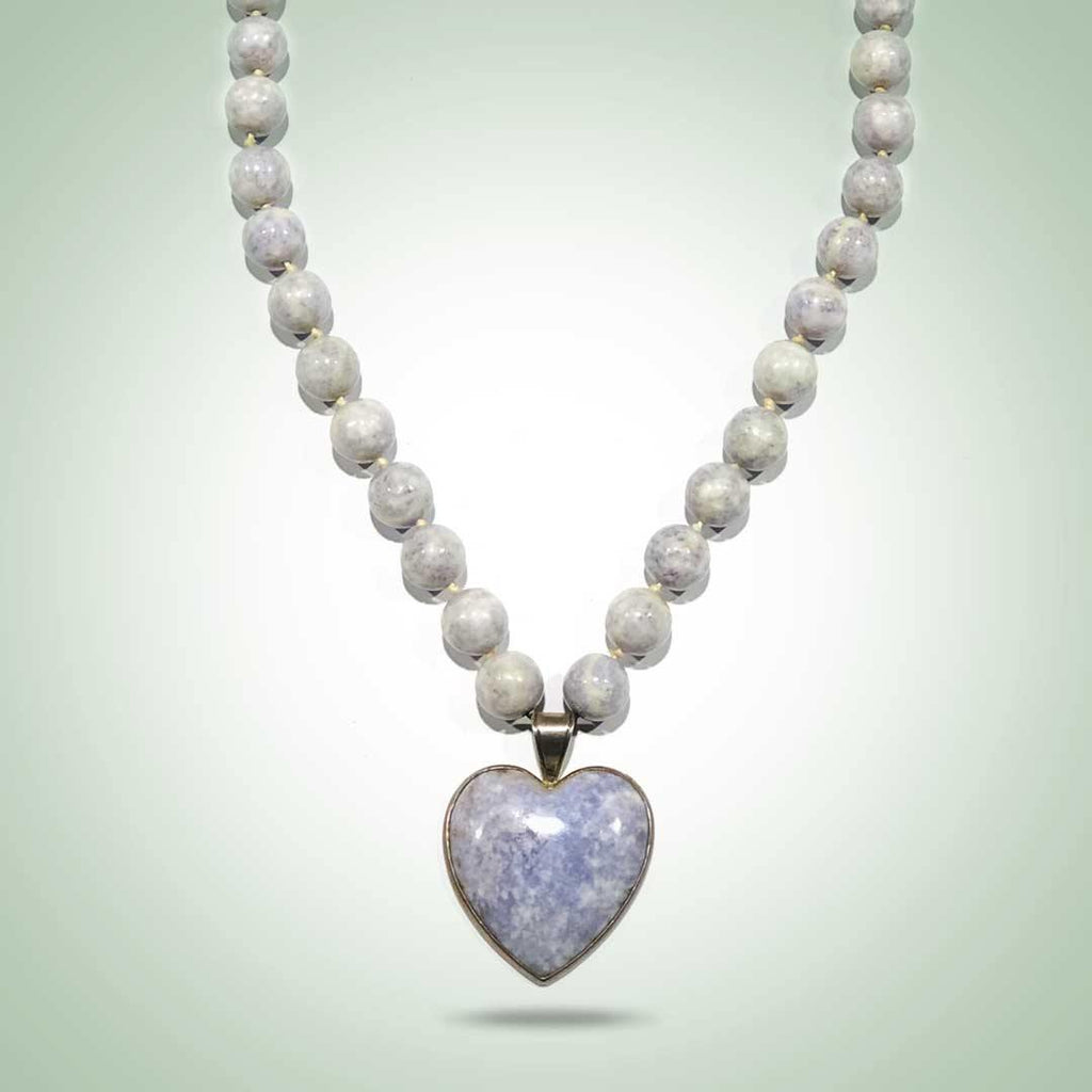 Purple Heart Necklace - Jade Maya