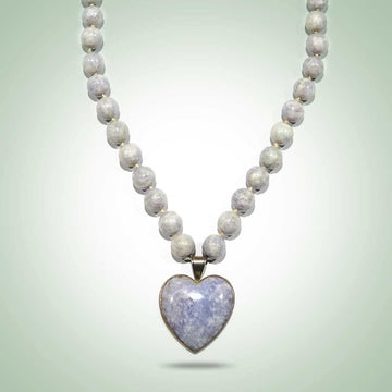 Purple Heart Necklace - Jade Maya