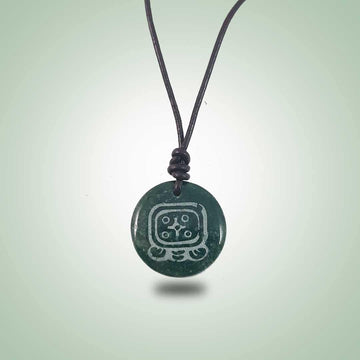 Q'anil Leather Necklace (26mm) - Jade Maya