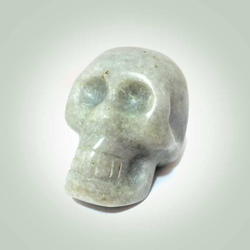 Small Jade Skull Paper Weight - Jade Maya